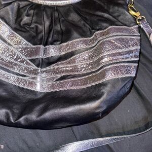 Cynthia Rowley Black and Silver Women's Bag